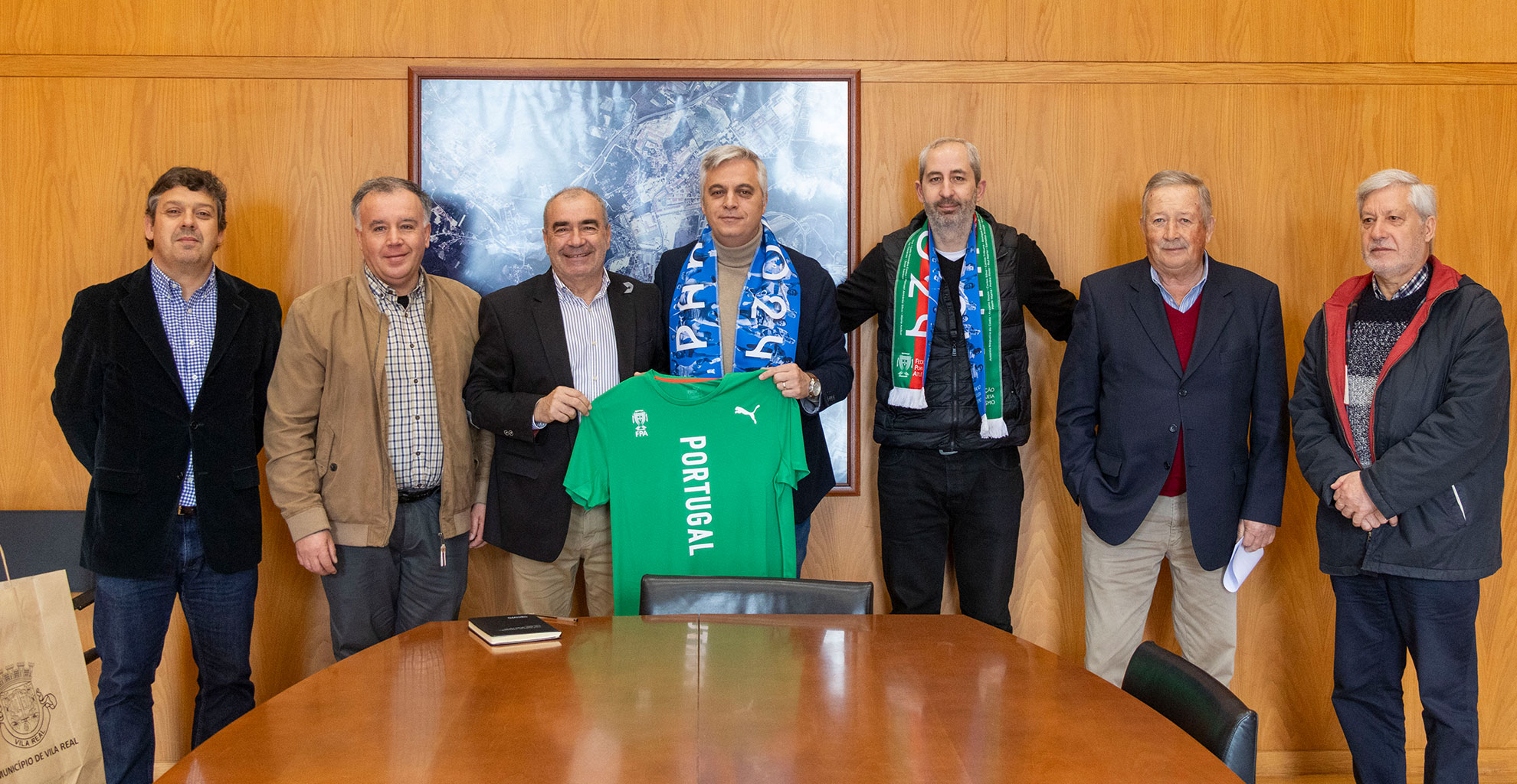 MUNICÍPIO DE VILA REAL RECEBEU DELEGAÇÃO DA FEDERAÇÃO DE ATLETISMO 